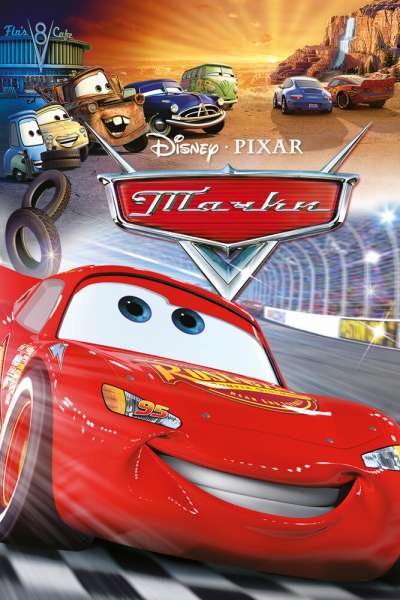 Тачки постер 4К