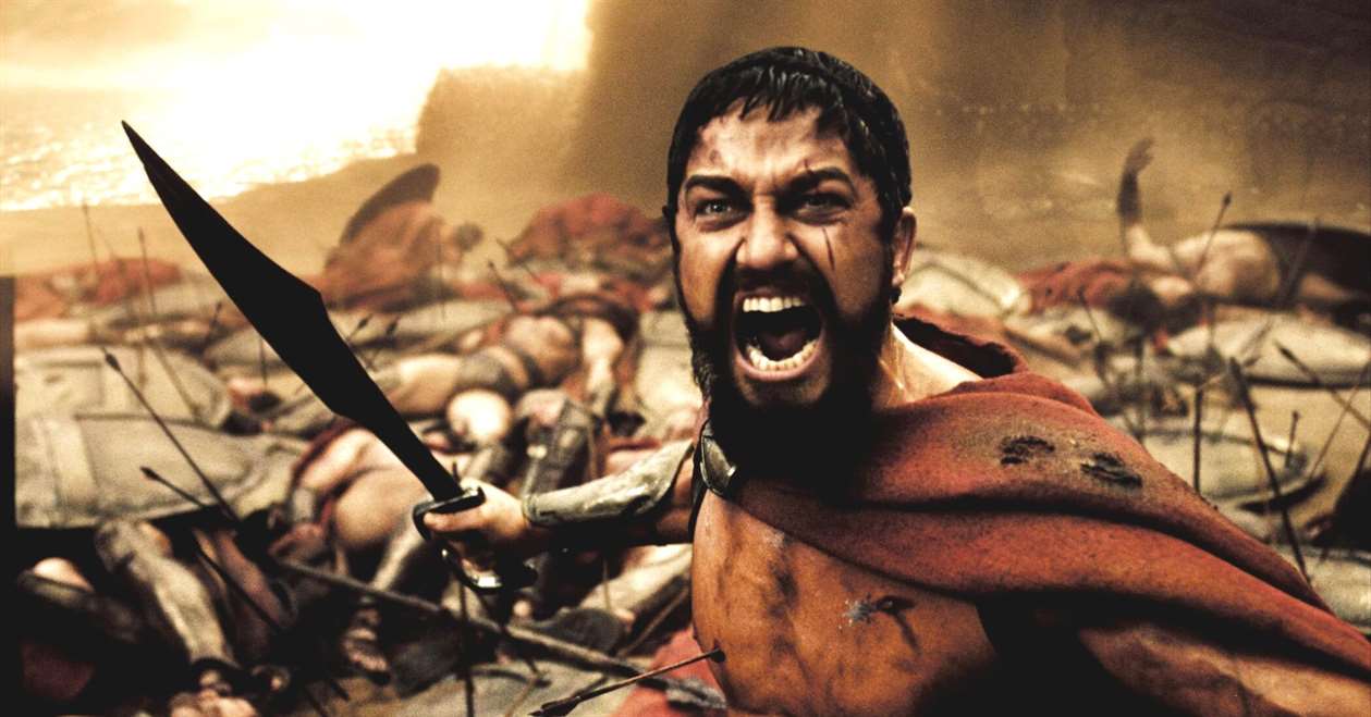 Кадр 1 из 300 спартанцев 300 спартанцев (2007) Постер 1