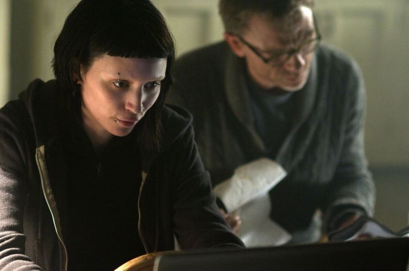 Кадр 4 из Девушка с татуировкой дракона Девушка с татуировкой дракона (2011) Постер 4