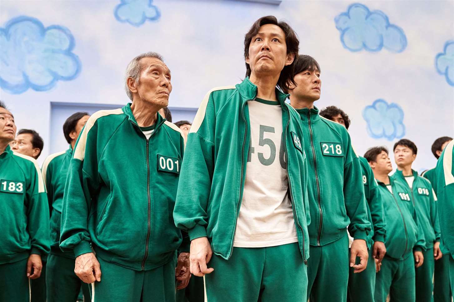 Кадр 4 из Игра в кальмара Игра в кальмара (2021) Постер 4