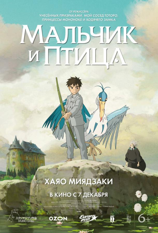 Мальчик и птица постер 4К