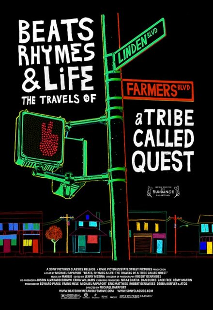 Биты, рифмы и жизнь: Путешествия группы A Tribe Called Quest постер 4К